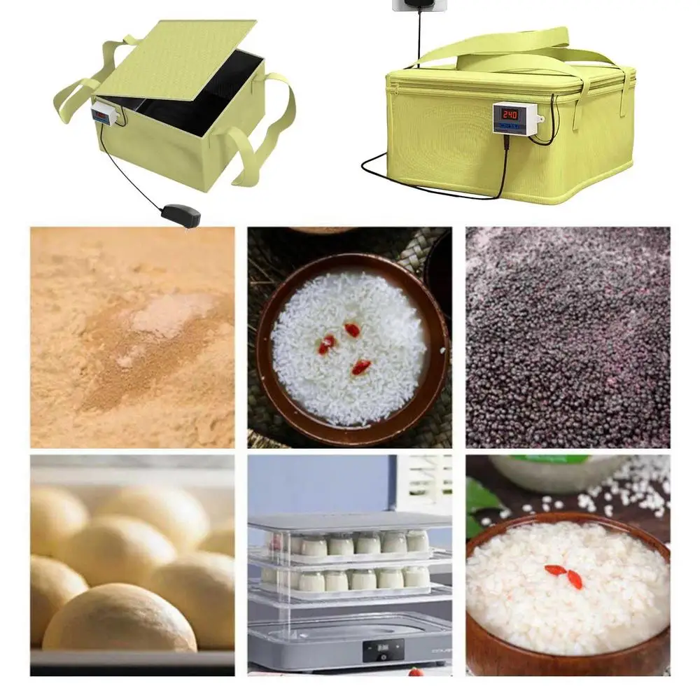 Description Picture 5 of itemBread Warming Box Temperature Control Fermenting Bag Fermentation Equipment With Auto Shut Off For Making Bread Yogurt Natto