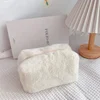 Fur Makeup Bags for Women Soft Travel Cosmetic Bag Organizer Case Young Lady Girls Make Up Case Necessaries 1 Pc Solid Handbags 2