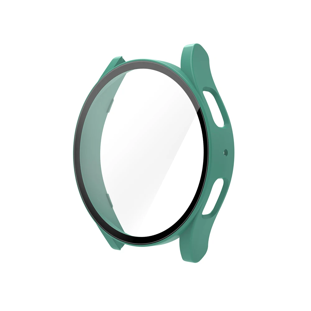 Ultimate Protective Tempered Glass & Case with Hard Matte Bumper Shell for Smartwatches (44mm/40mm)