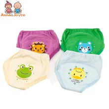  4pcs/Lot Baby Diaper Reusable Panties 4 Layers Training Shorts Toddlers Washable Nappy 