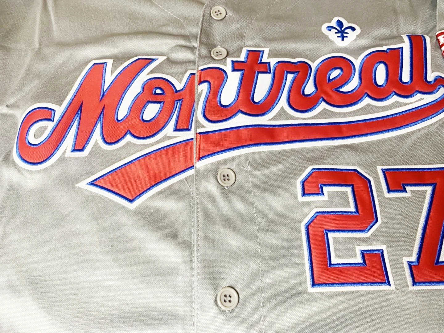 baseball jerseys Montreal 27 GUERRERO 10 DAWSON Sewing embroidery Outdoor sportswear Hip hop culture Big size baseball jersey