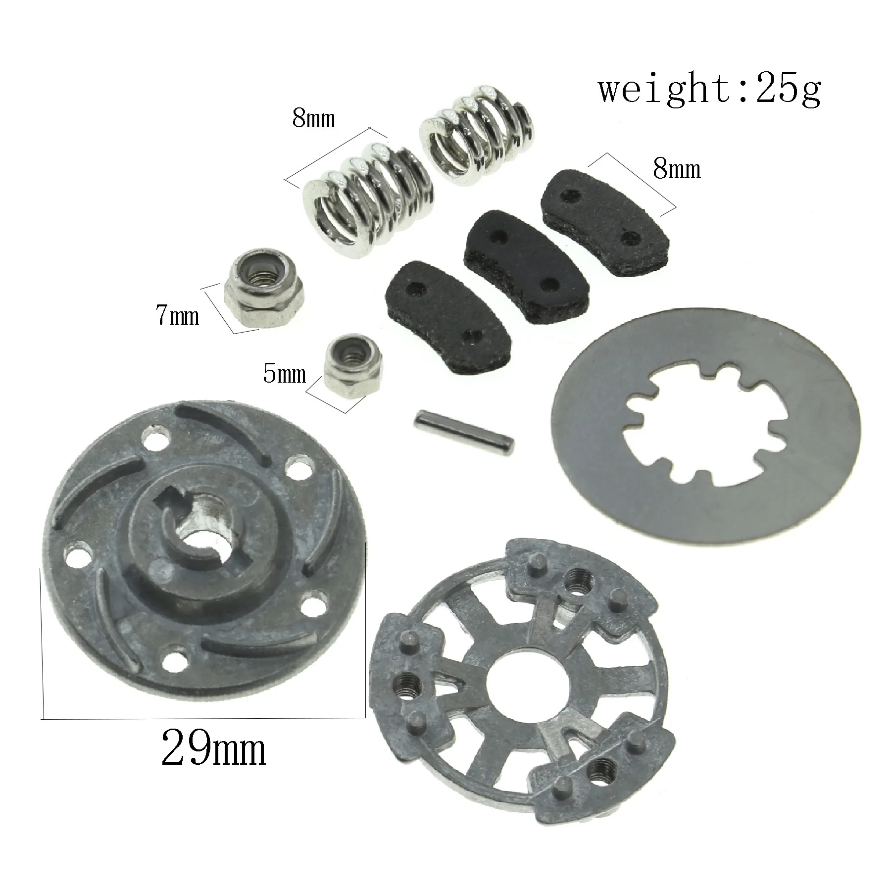 Embrayage métal robuste pour Traxxas Slash 4X4 Rustler, prêt à être installé.