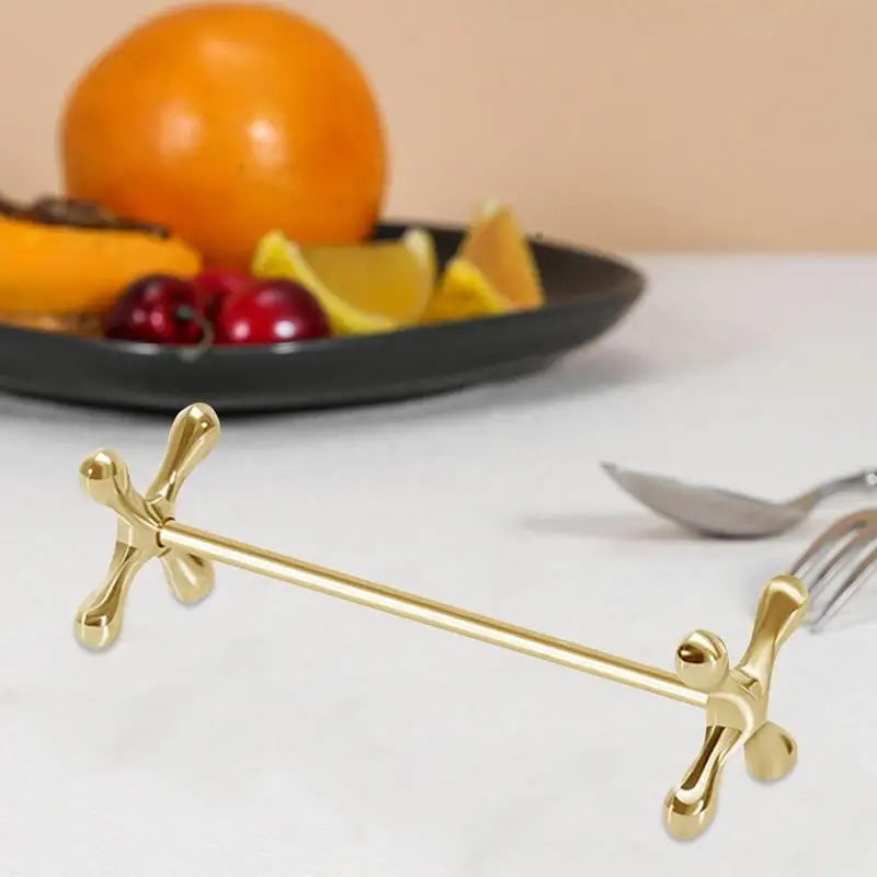 Chopsticks Rest Chopsticks Holder Plum Shape Frame Kitchen Gadget Alloy Material