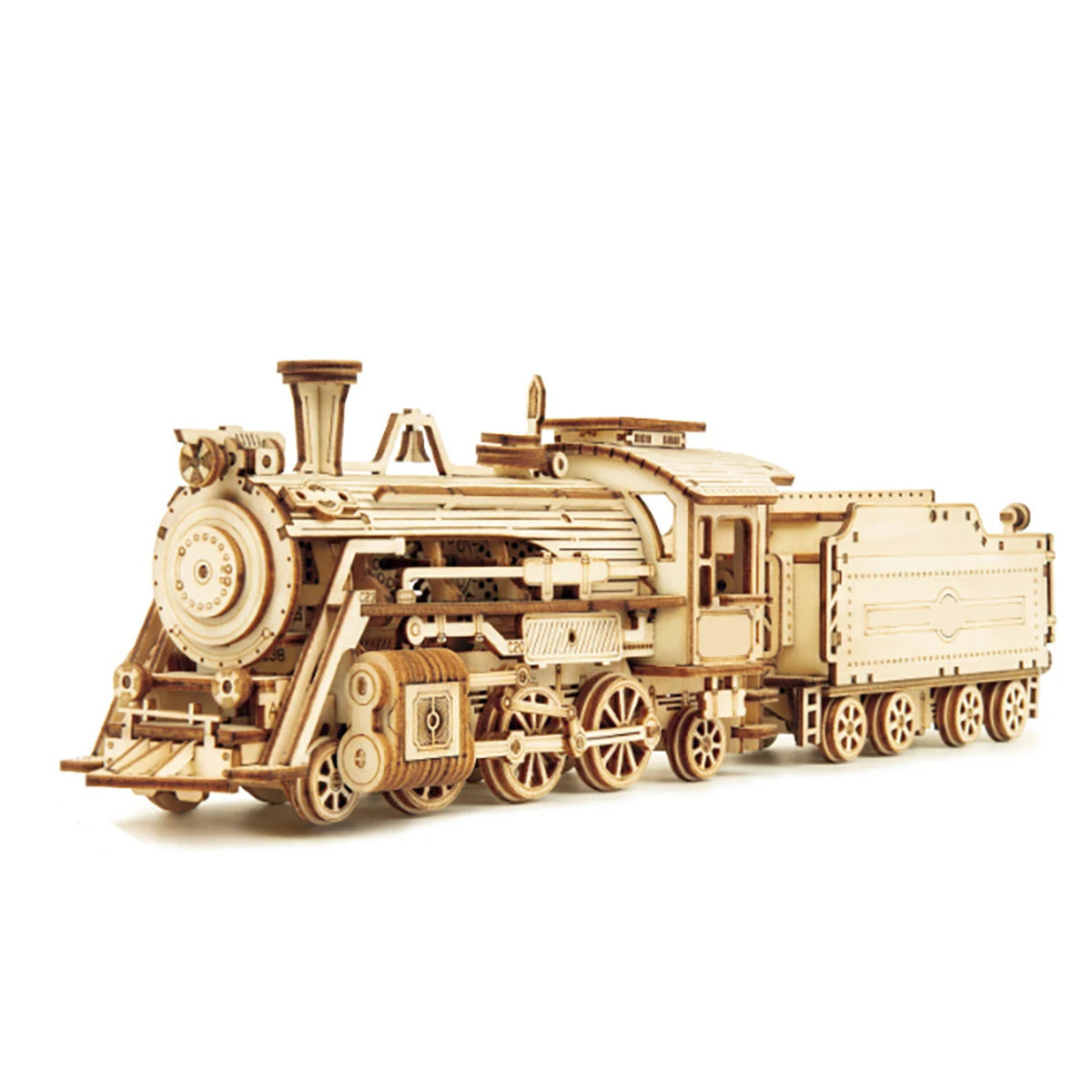 3D Wooden Puzzle Toy Train Truck Rotating Ferris Wheel Vintage Race Car Model DIY for Adults Gift