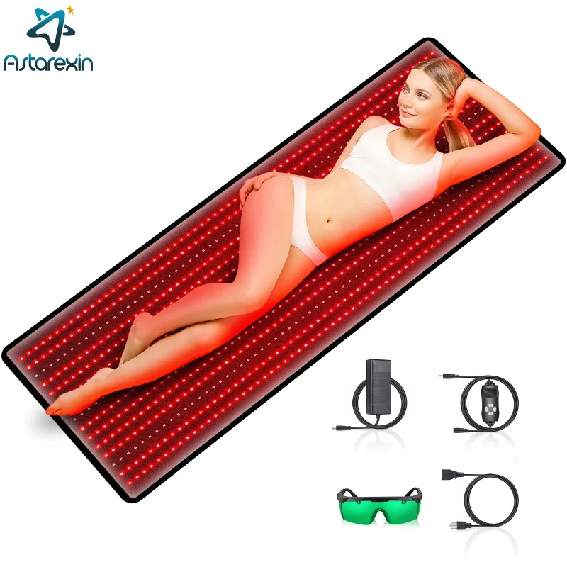 

Red Light Massage Cushion Pad Near Infrared Light Therapy Mat yoga Mat Blanket for Full Body Large Home Health Relaxation Device