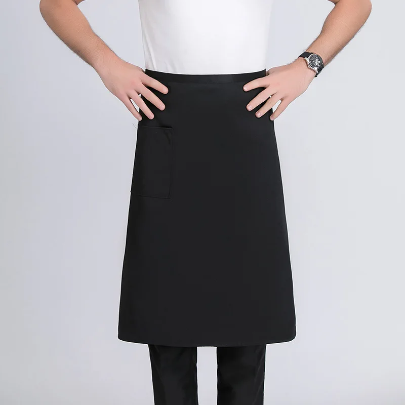 Catering Anti-Fouling Women Man Kitchen Accessories Apron With Pockets Butcher Craft Baking Chefs Kitchen Cooking BBQ