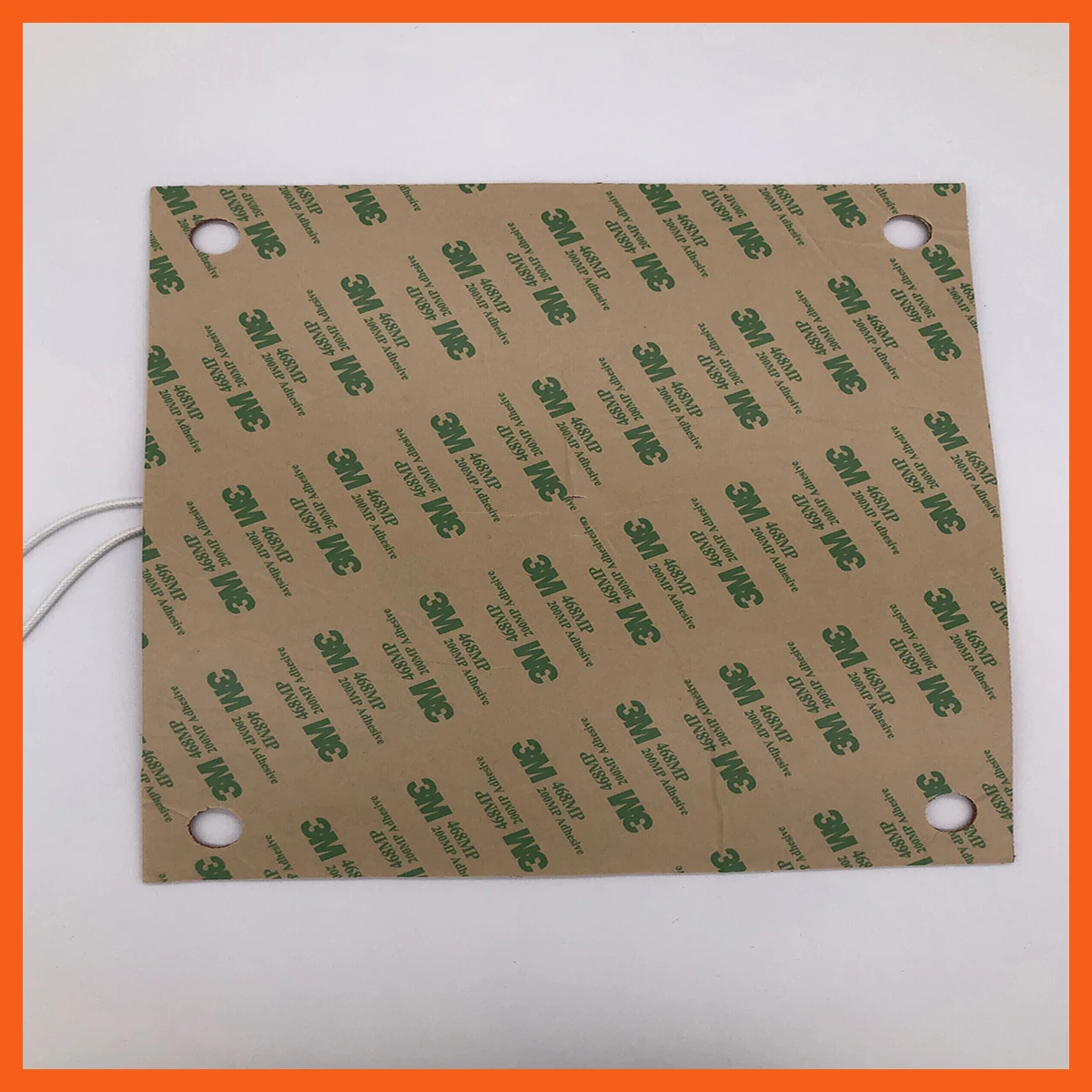 

500*500mm 1600W w/ 4 Corner Holes 3D Printer Plate Heating Pad Silicone Heater Pad 220v 3D Printer Accessaries