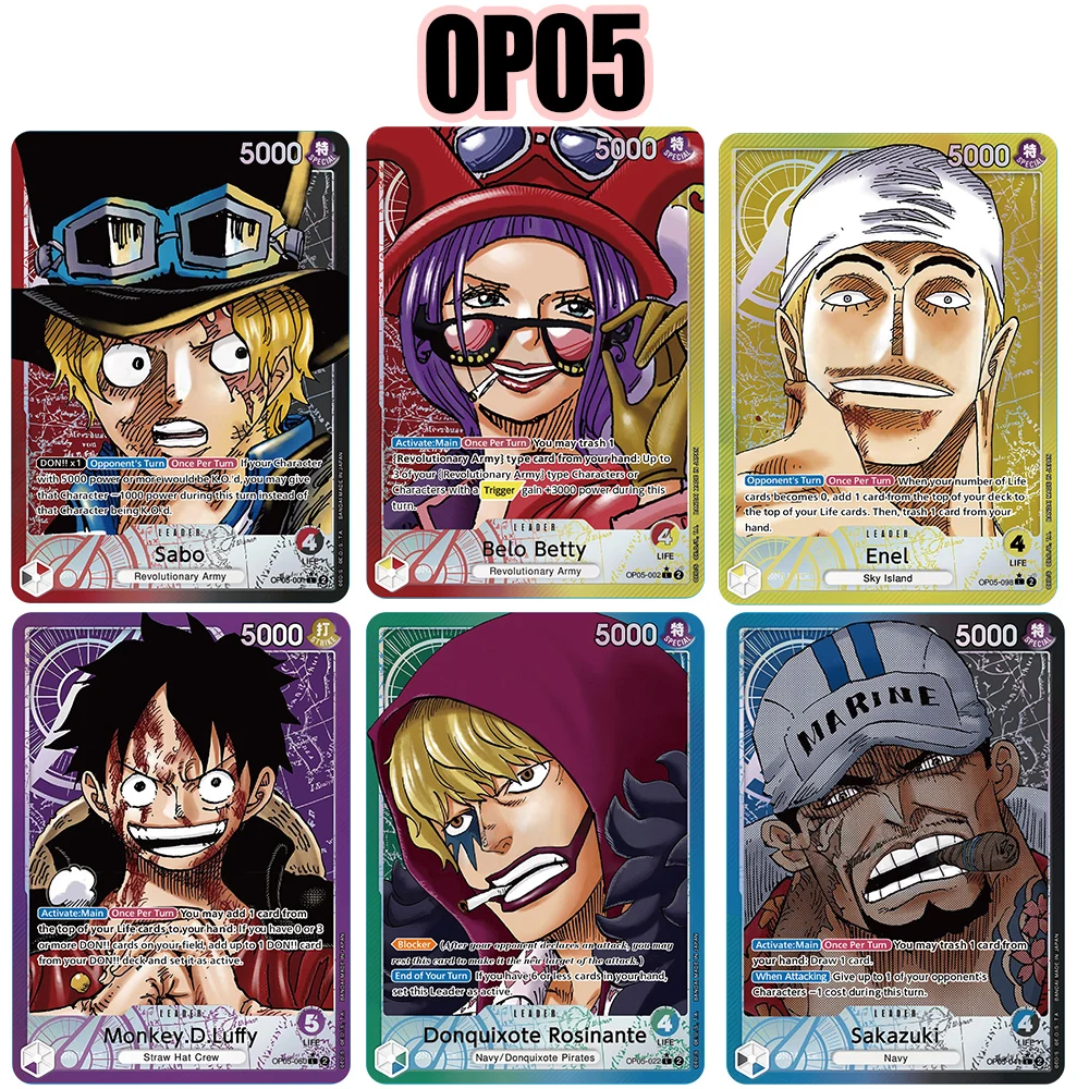 55PCS OTCG Leader Set 1 Anime ONE PIECE Proxy Cards Luffy Zoro