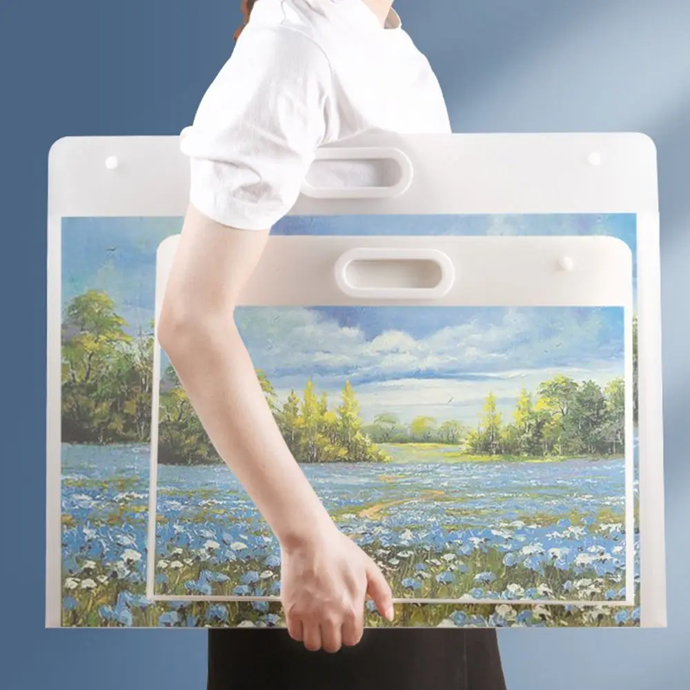 휴대용 파일 폴더 고품질 4K/8K/16K 방수 드로잉 종이 컬렉션 도서 A2/A3/A4 그림 앨범 학교 사무실