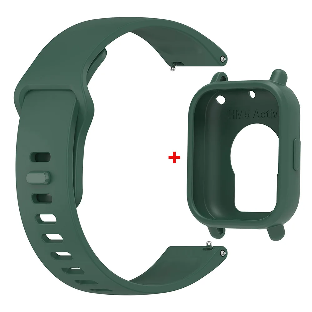 Silicone Strap with Protective Case