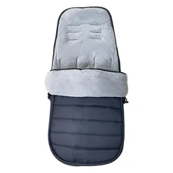 Cozy Winter Baby Stroller Footmuff - Warm and Snowproof Sleeping Bag (Black)