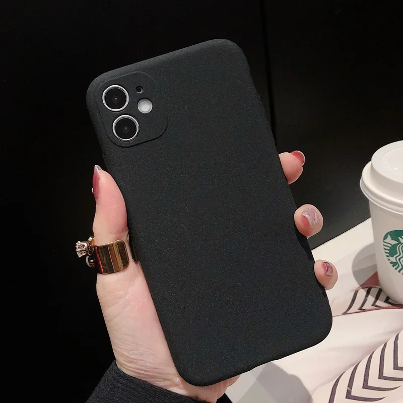 Sleek Shockproof Matte Silicone Phone Case