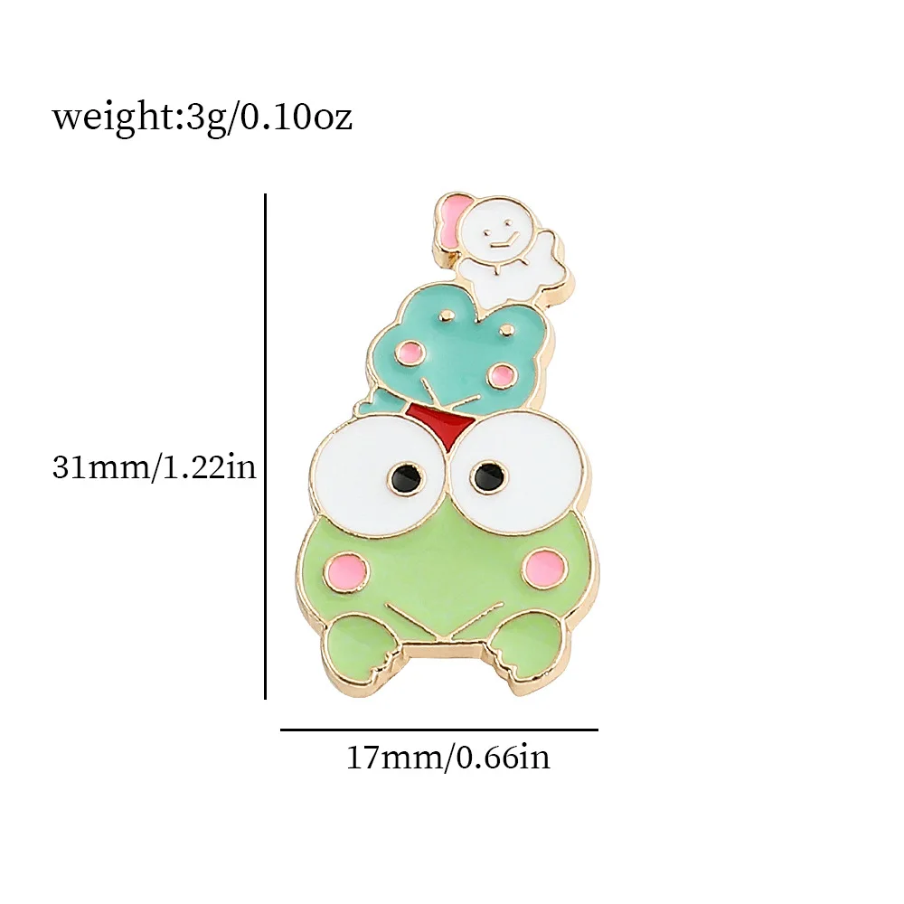 Sanrio Hello Kitty Brooch Cartoon Anime Action Figures  Kuromi Brooch Enamel Jewelry Pins Children Birthday Gift for friend