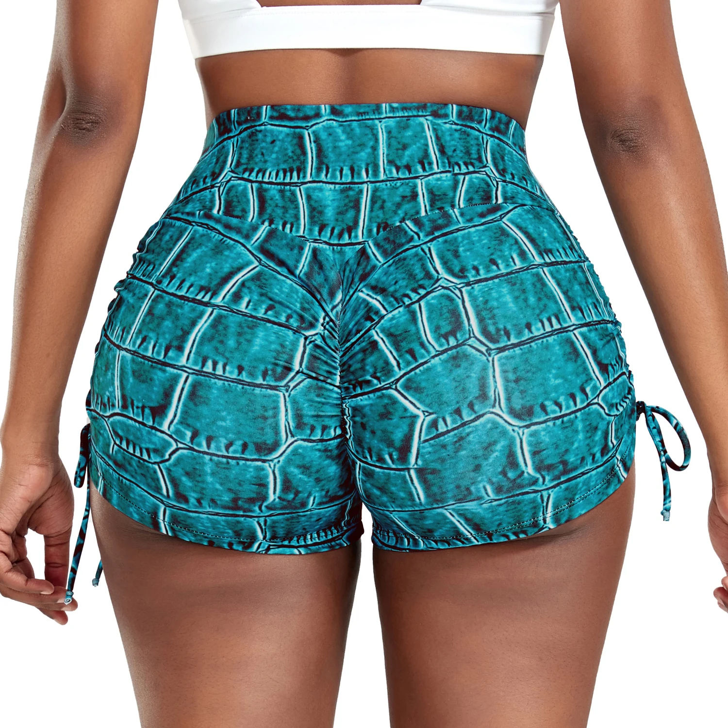 Yoga Shorts High Waist Seamless Breathable Gym Workout Fitness Running Quick Dry Women
