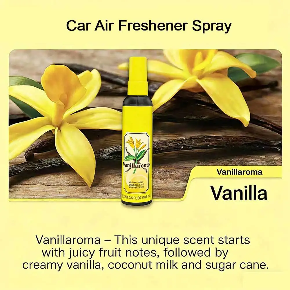 Luxury Car Air Freshener Spray, Portable Bottle, Deodorizing and Refreshing Experience