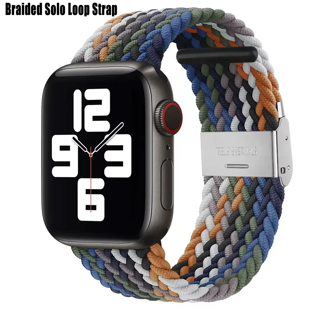 Braided Solo Loop Elastic Bracelet
