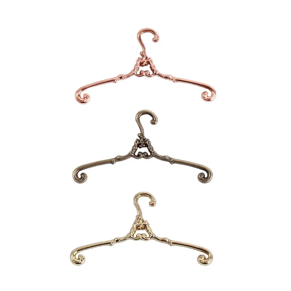5Pcs 금속 옷 걸이 레트로 방풍 미니 코트 걸이 다기능 4/6.5cm 옷 걸이 드레스 바지 액세서리