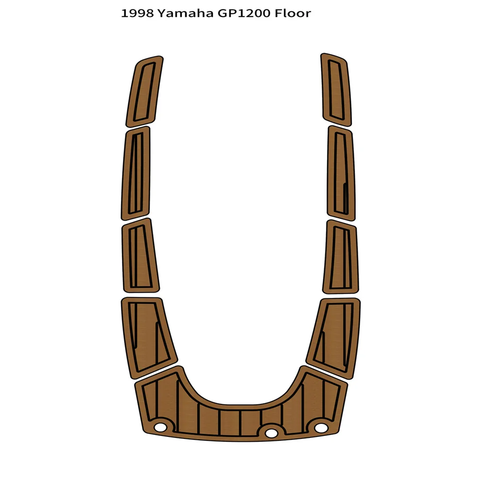 

1998 Yamaha GP1200 напольный коврик лодка EVA пена искусственный Тиковый настил коврик напольное покрытие