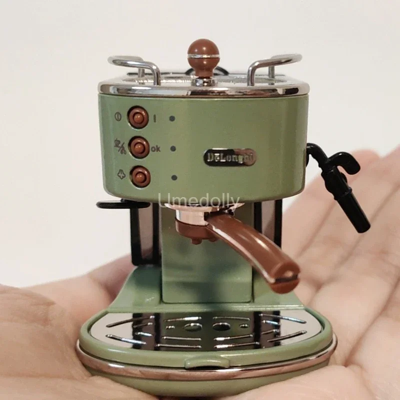 1PCS 1/6 Scale Cute Mini Coffee Machine Model Miniature Dollhouse Kitchen  Cooking Utensils Accessories Toy