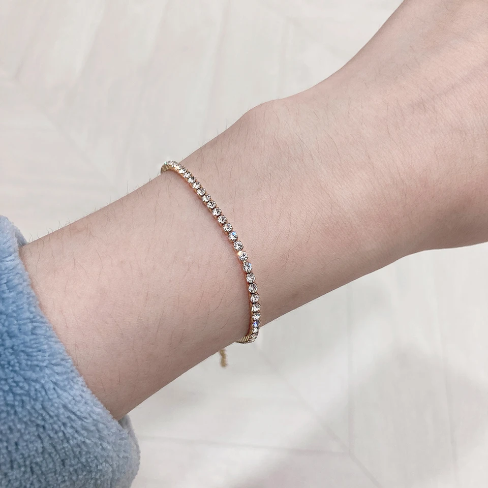 Mariell Pulsera Nupcial CZ, Pulsera De Tenis CZ Para Novias, Circonita Cúbica Nupcial Y Joyería De Boda : Mariell