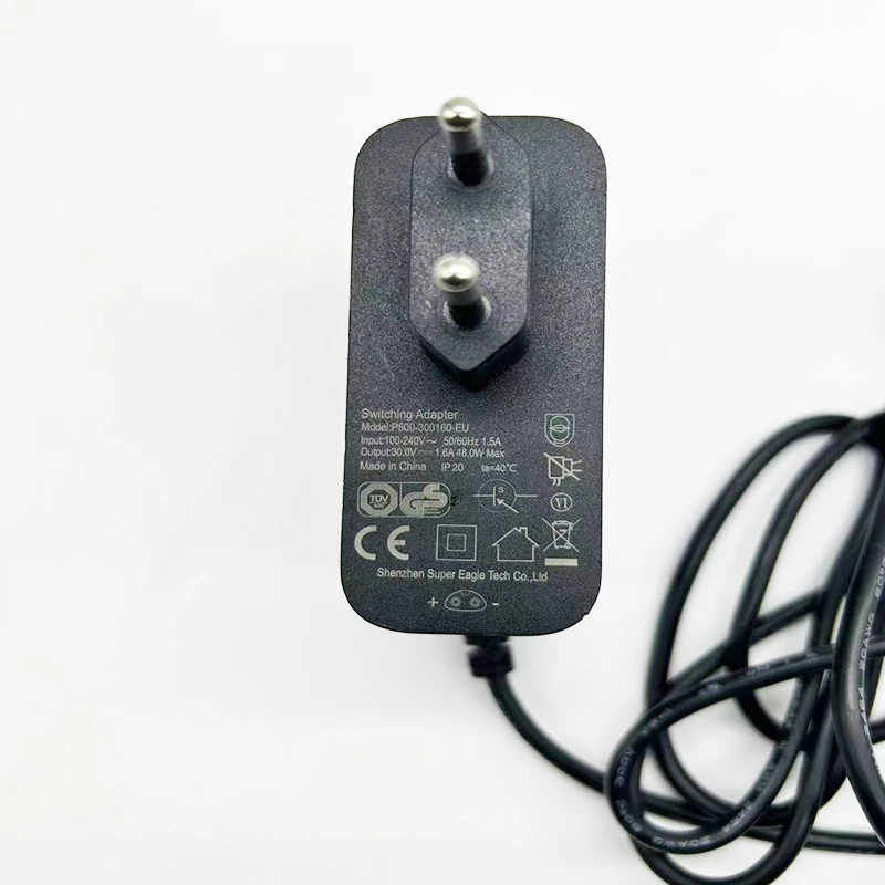 CARGADOR ESP Caricabatterie 30V Per Cecotec Conga ErgoExtreme 29.6V - Alimentatore Sostitutivo Con Cavo 110cm - 3