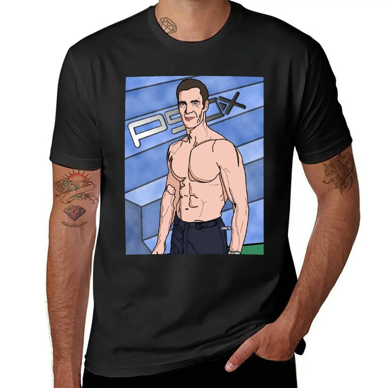 Tony Horton P90X Poster T-Shirt plain vintage boys animal print heavyweights mens white t shirts