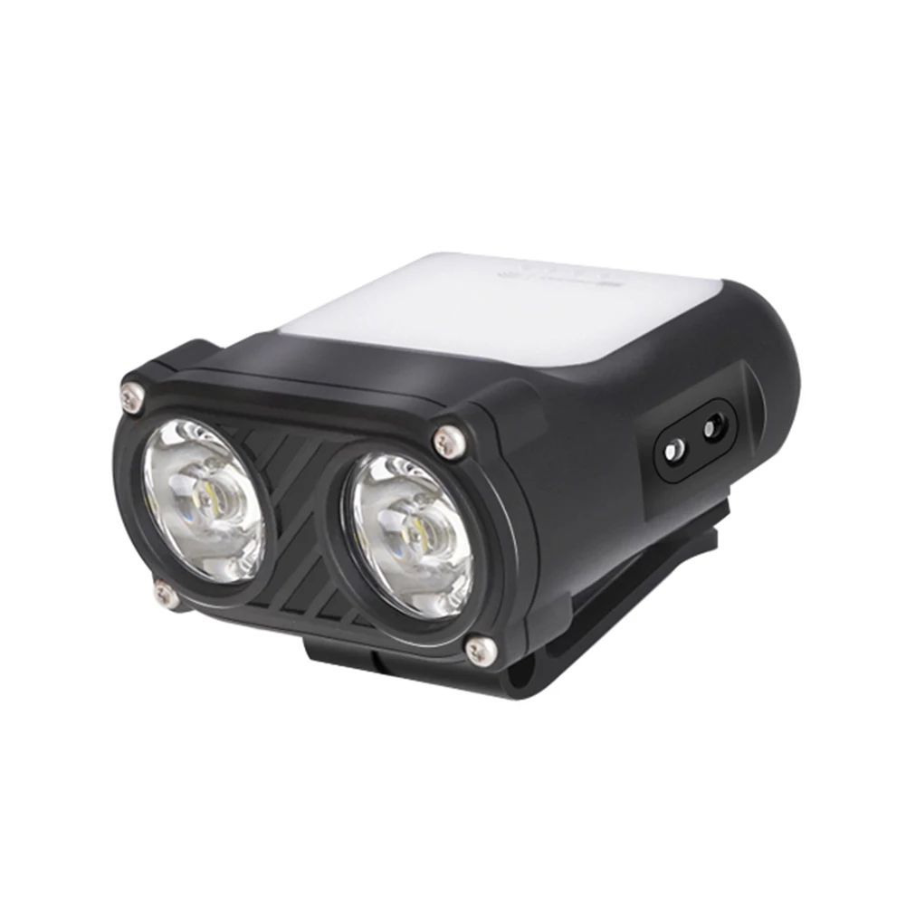 Dual Beam COB LED Headlamp Type-C Charging Cap Hat Light 1200mAh Keychain Light LED 500LM 5 Modes Waterproof For Outdoor Running