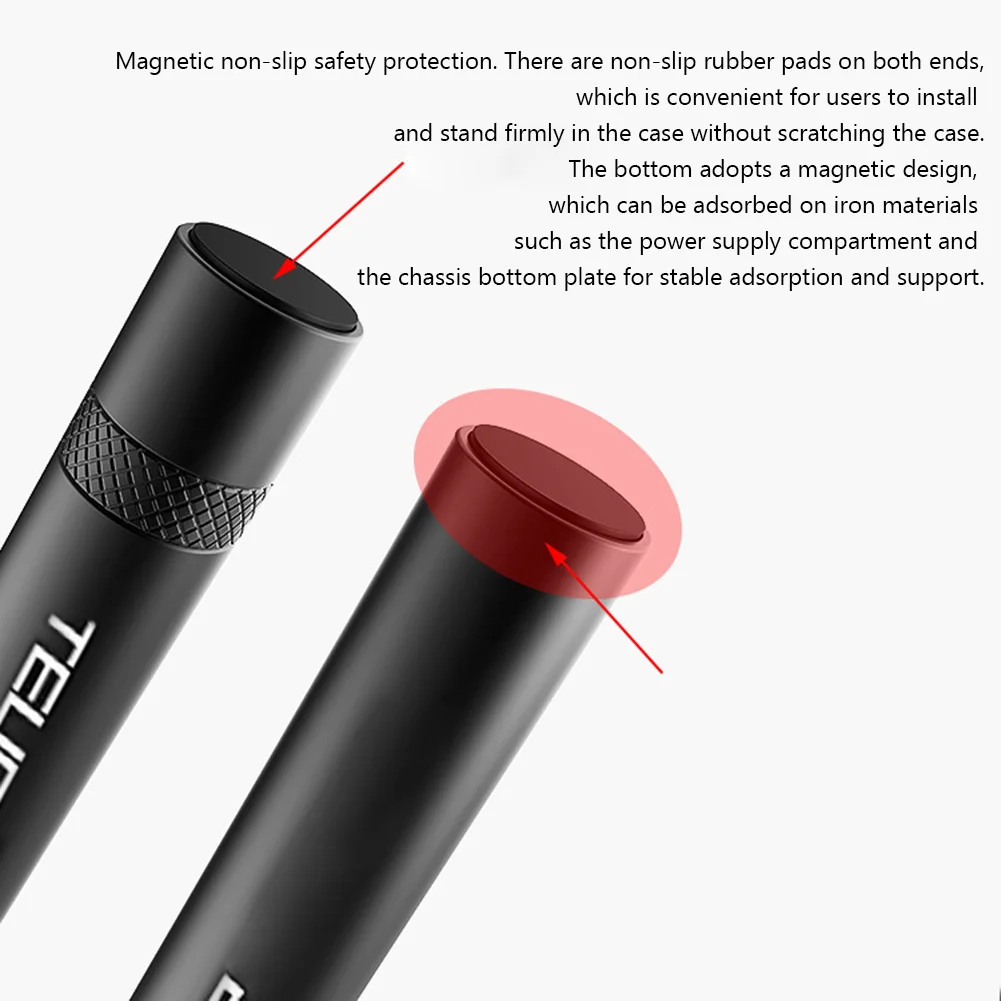 TEUCER Telescopic Graphics Card Brace Support Jack Computer PC Case Accessories