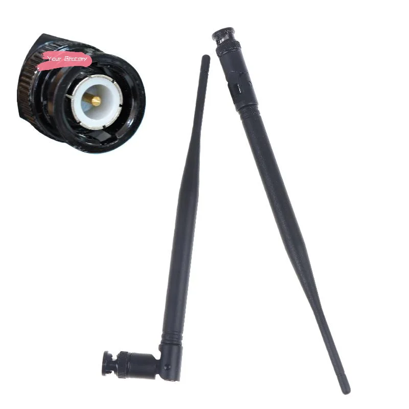 Y-2Pcs 210mm UHF 안테나(BNC 커넥터 포함) 5dBi 게인 UHF 500MHz-900MHz 무선 마이크 수신기 액세서리용 안테나