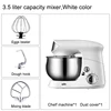 3/3.5L Bowl Stand Mixer Electric Chef Machine Flour Mixing Blender Food Processor Kneading Cake Bread Dough Whisk Eggs Beater EU 4