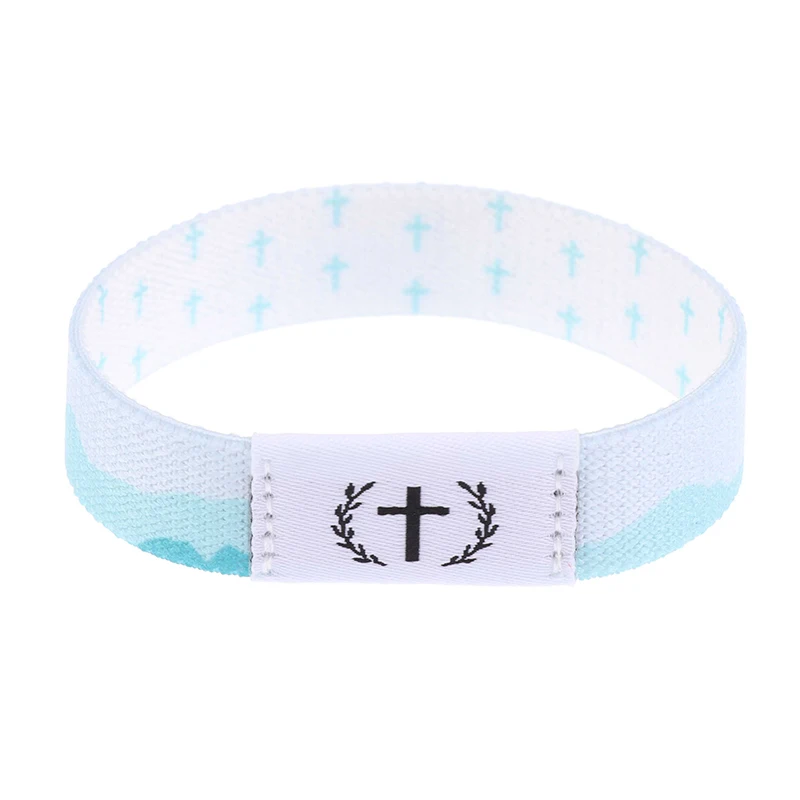 צמיד תפילה נשלף צמידים דתיים נוצריים יומיים עם צמיד אלסטי NFC RFID