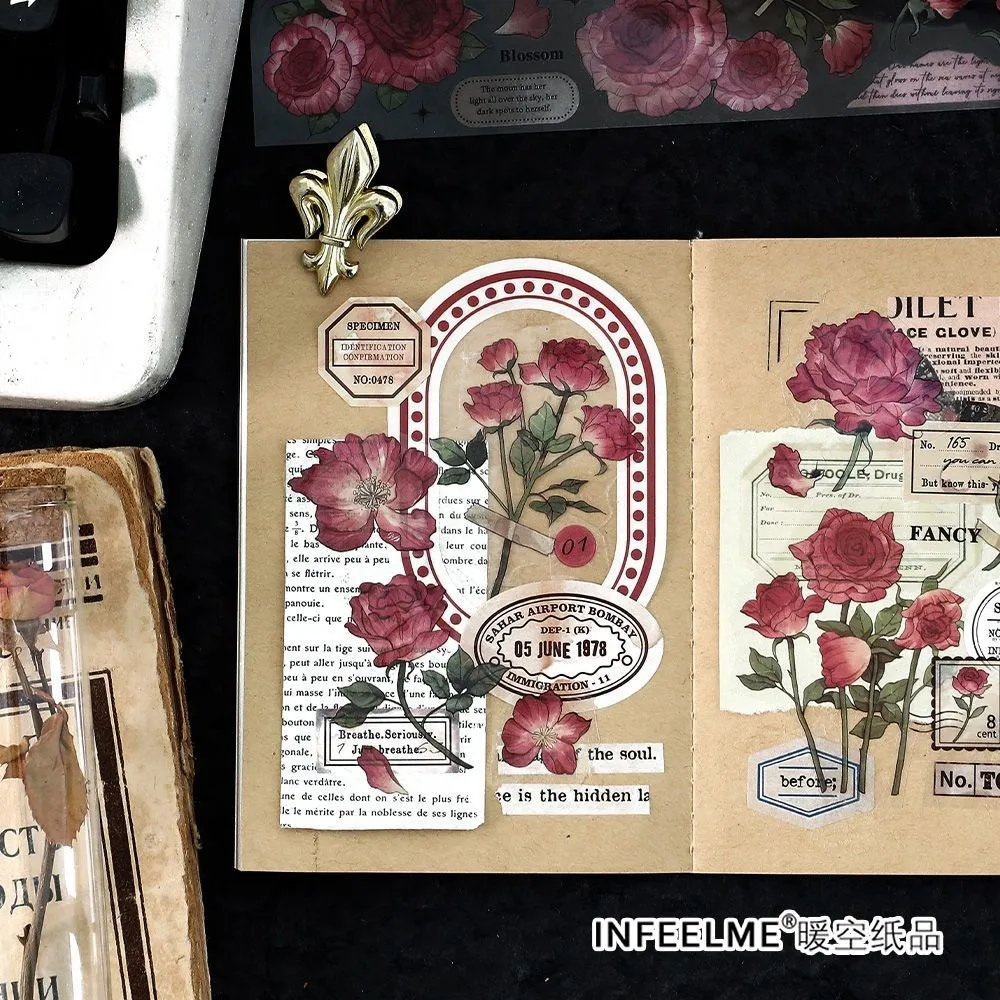 Fitas Adesivas Basic Check Em Papel Sulfato - Decorativas Washi Em Rosa E Roxo Para Patchwork A6302 1 Unidade