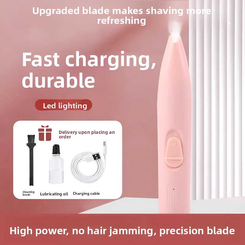 Pet electric clipper pet foot hair trimmer 360 &deg; pet hair trimmer beauty and hairdressing USB charging 500mah