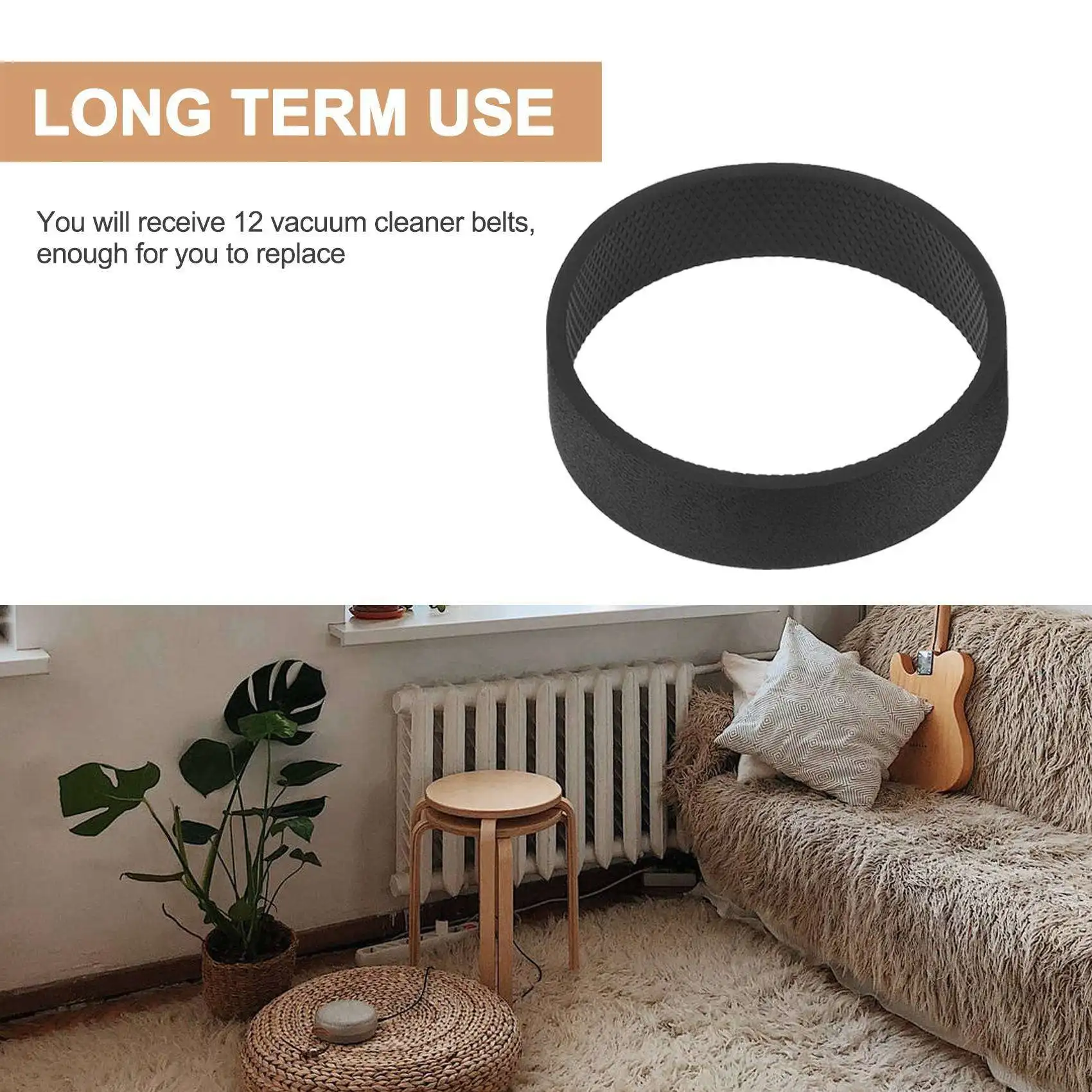 12 Pezzi 301291 Cinghie Zigrinate Per Aspirapolvere Per Kirby Cinghia Di Ricambio Per Aspirapolvere Per Modelli Serie G3 G4 G5 G6 G7