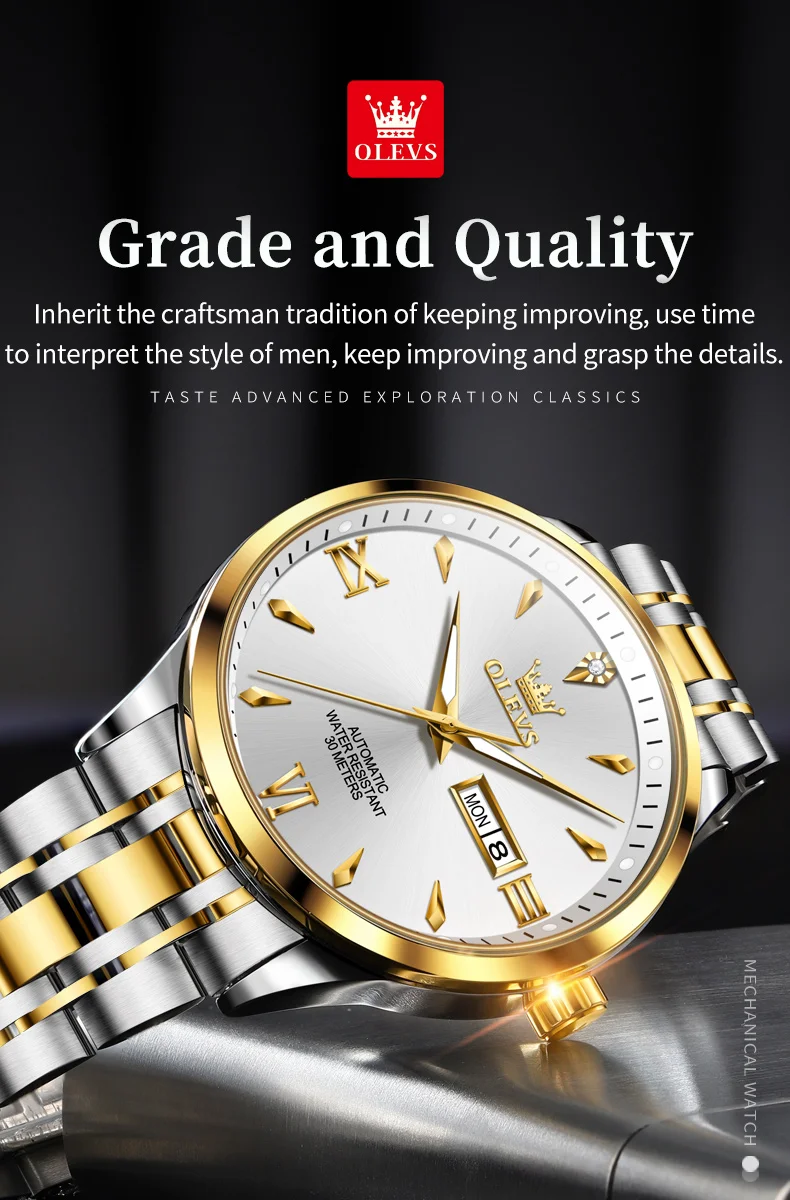 OLEVS Orologio Automatico K-GX-G5565