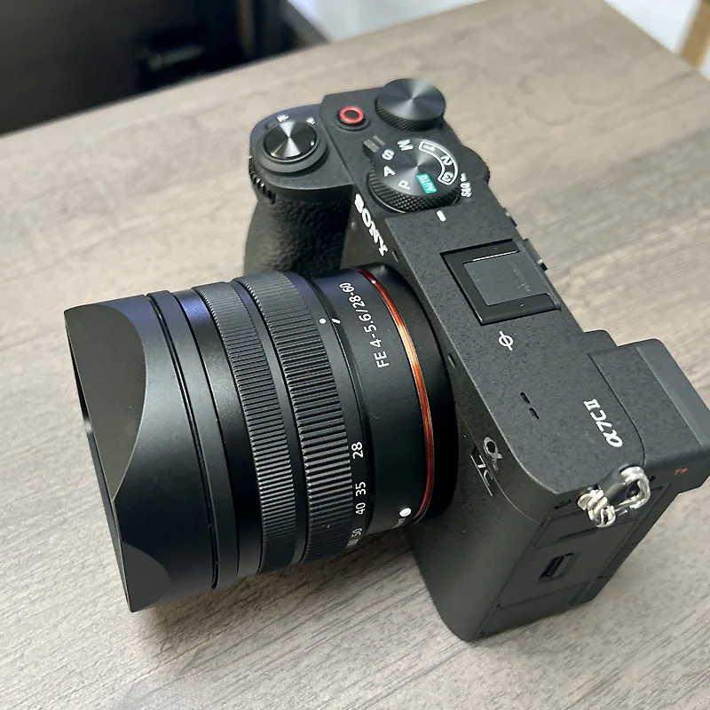 Sony FE 28-60mm F/4-5.6 レンズ SEL2860 メタルスクエアレンズフード