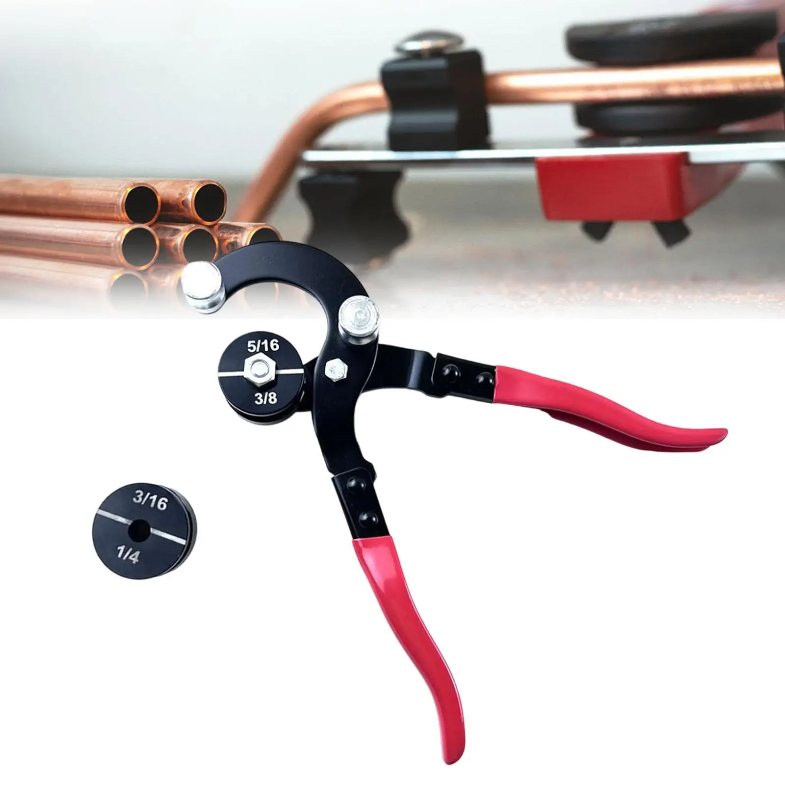 Brake Pipe Rolling Brass Copper Tube Hand Bender Tool Manual Metal Bending Machine for Workshop Needs