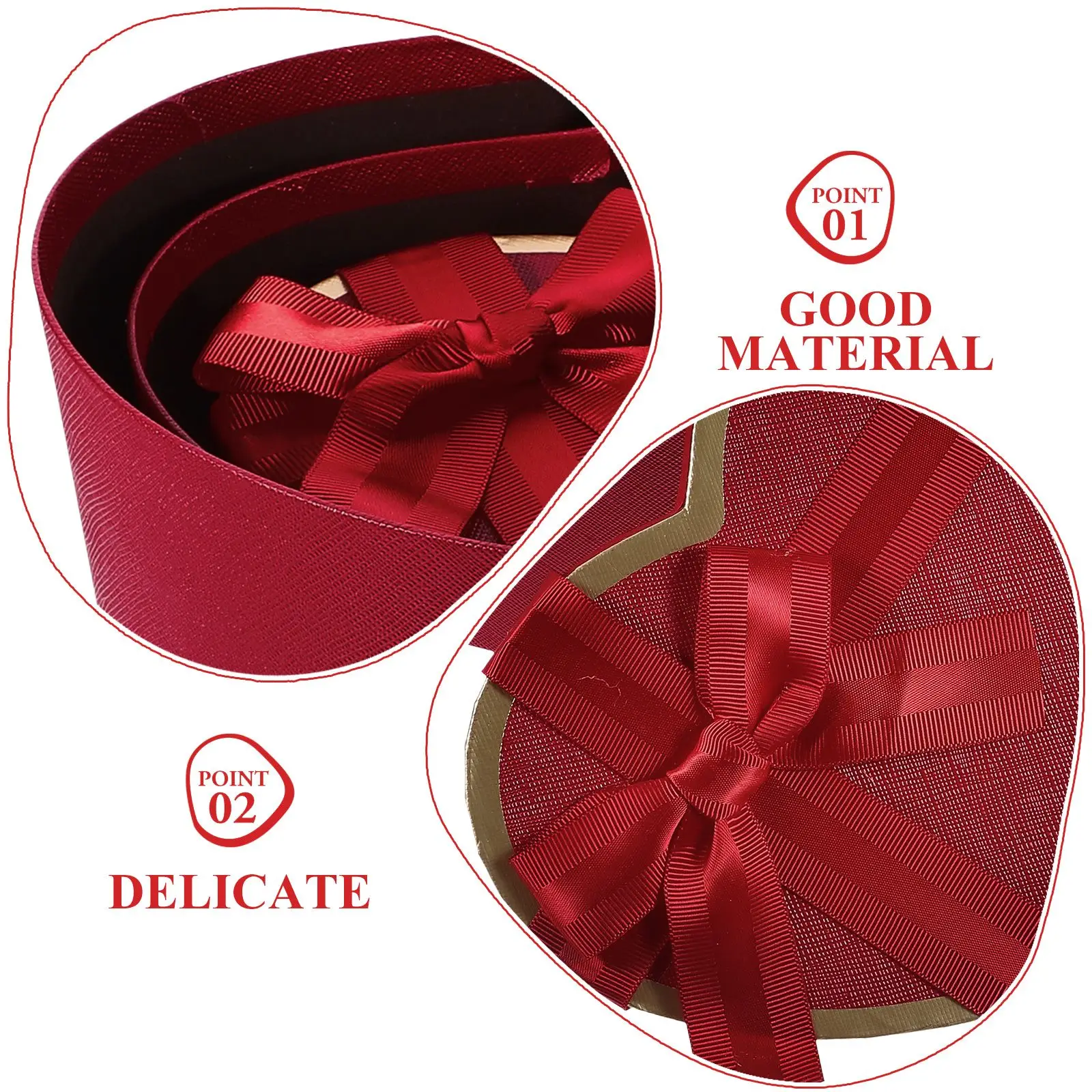 3 Pcs Gift Box Floral Boxes Wrapping Gifts Heart Strawberries Packaging Cardboard
