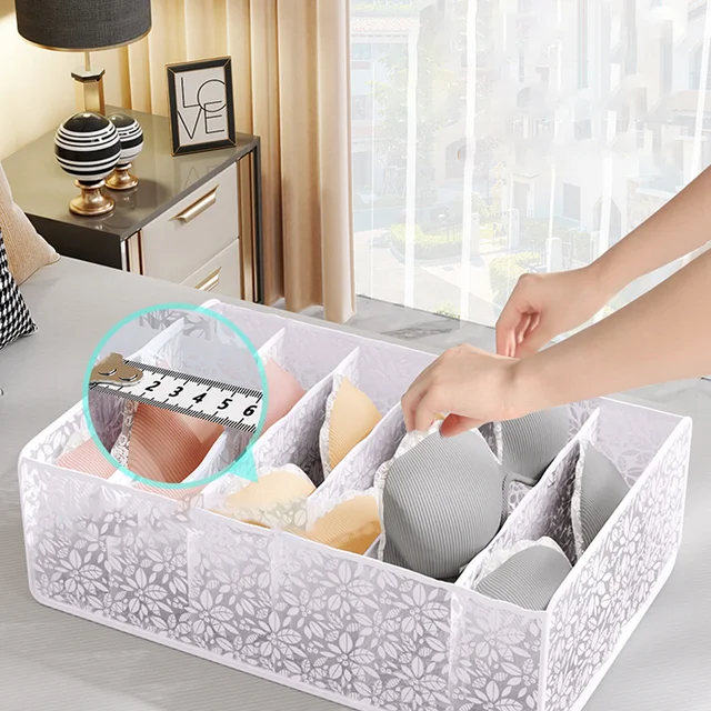 Új Szekrény Pulóver Szervező Fiókos Elválasztó Farmer Fehérnemű Zokni Tároló Doboz Nadrág Ruhákhoz - Image 4