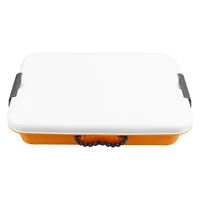 Sand Table Storage Box Children Outdoor Sandbox Sensory Play Tray with Cover Covered Toy Bins 2