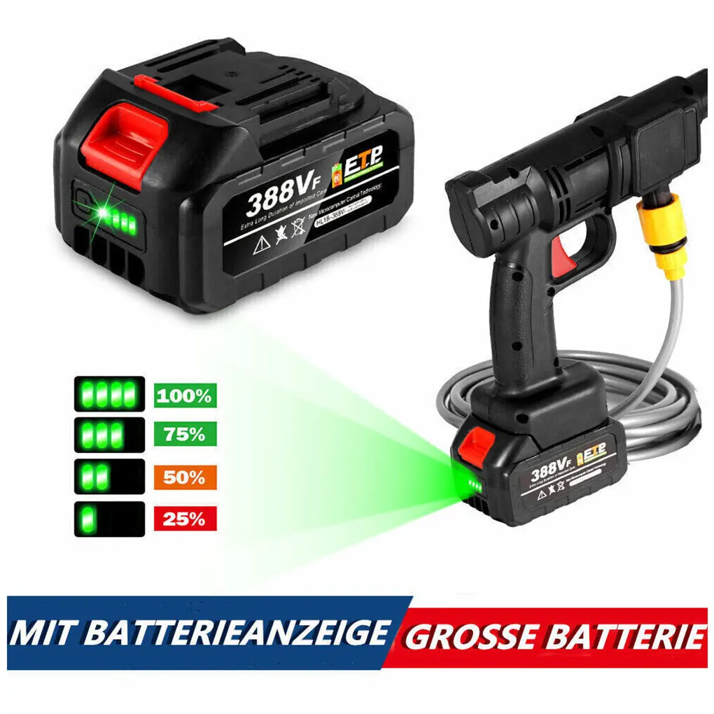 Lithium Battery Car Wash Machine Clean Anywhere Compact And Lightweight No Power Connection Required AU Plug 6