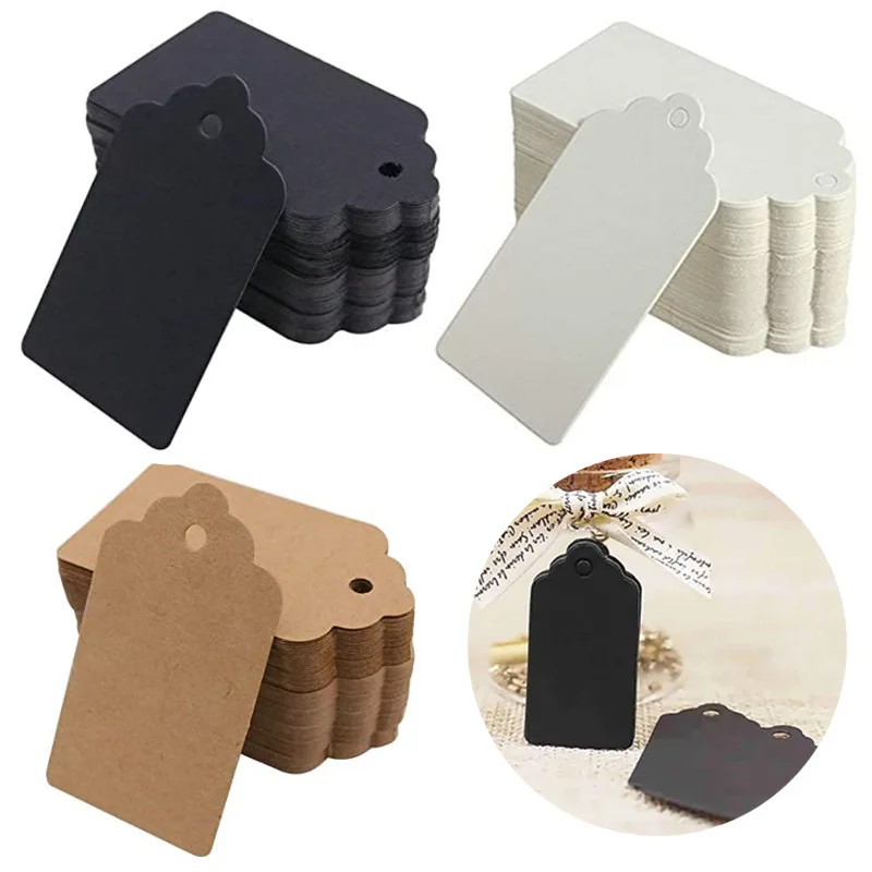 Kraft Paper Tags 50/100 pcs Kraft Paper Tags Heart Kraft Paper Gift Tags for Gifts Arts and Crafts Wedding Thanksgiving Christmas Birthday Party