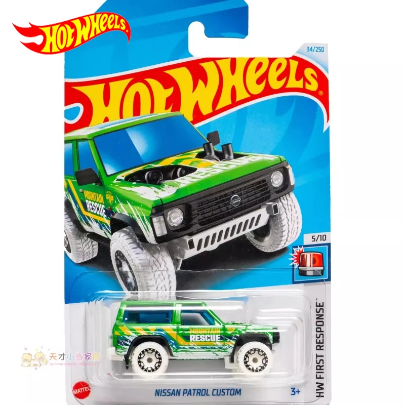 

2024F оригинальный автомобиль Hot Wheels Nissan патруль игрушки на заказ для мальчиков 1/64 литая металлическая машинка мебель игрушки подарок на день рождения