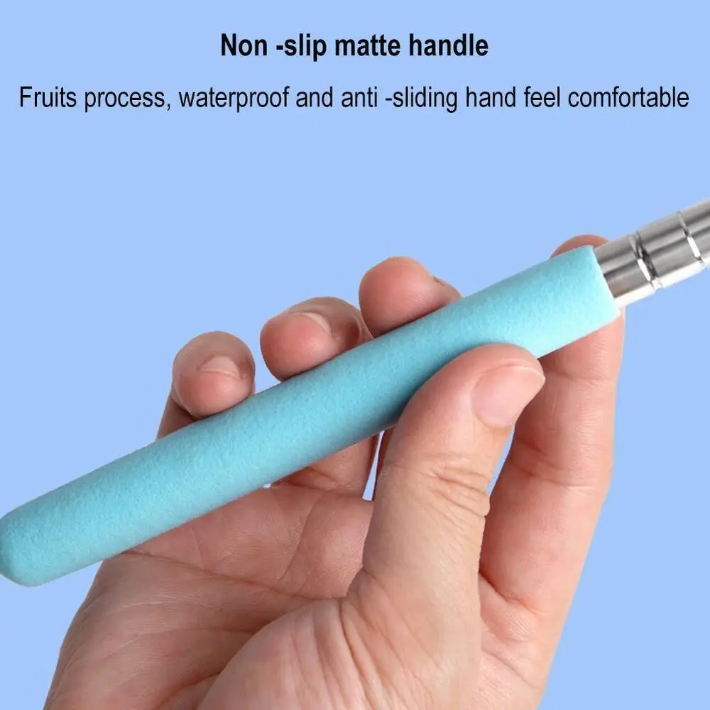 Stainless Steel Telescopic Rod Finger Design Handheld Presenter School Teaching Pointer Stick Teacher Supplies for Classroom