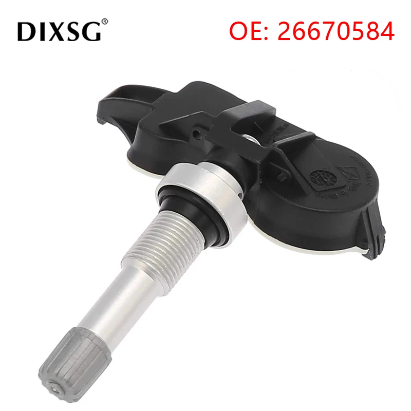 4PCS Tire Pressure Monitor Sensor TPMS 26670584 For Buick GL8 S & amp; amp; ES/English Lang 18T 26670584 TPMS 433Mhz
