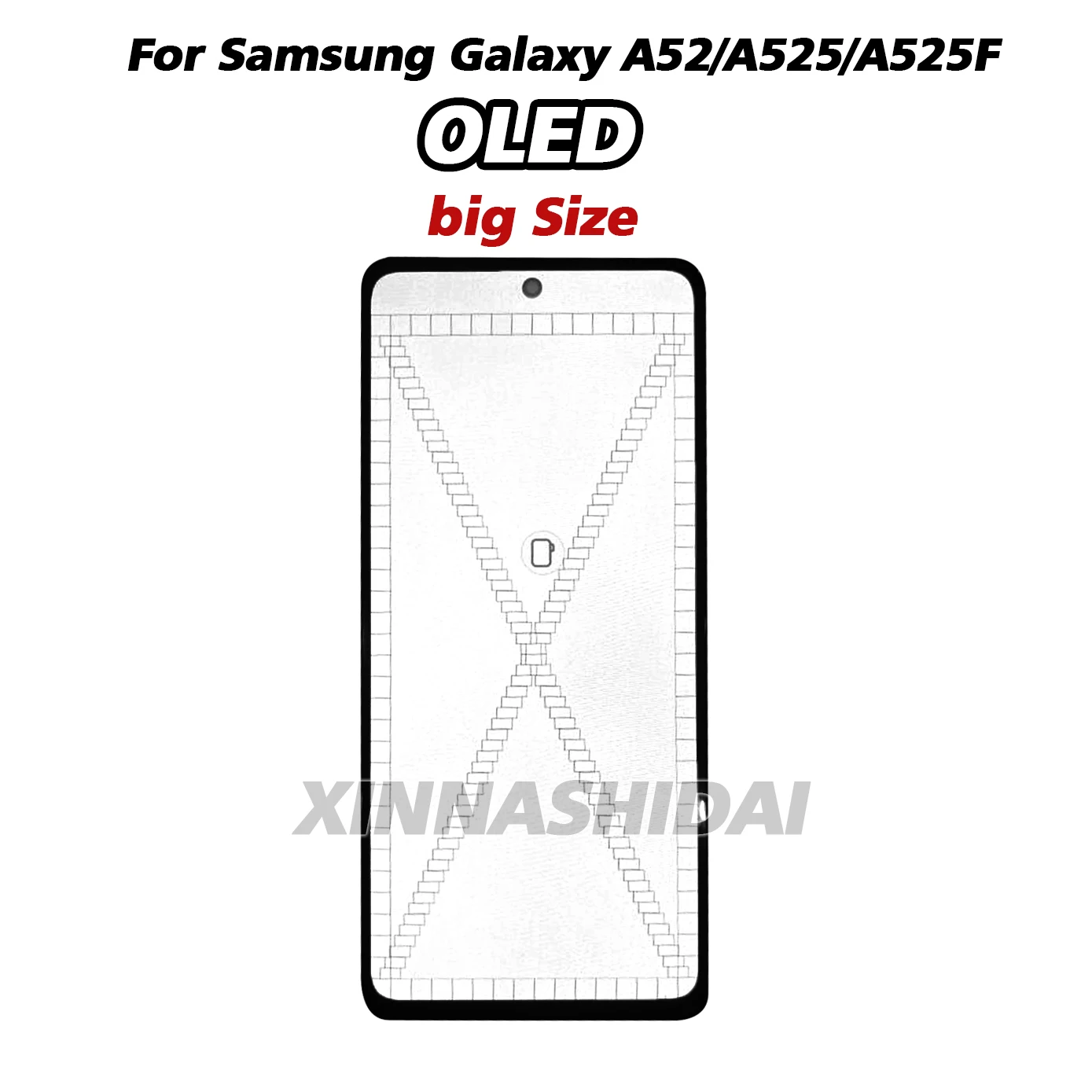 삼성 갤럭시 A52 용 OLED LCD, A525 A525F A525F/DS LCD 디스플레이, 프레임 포함 디지털 터치 스크린