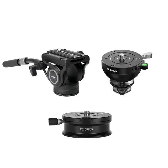 YC Onion COCONUT 75mm Bowl Head Fluid Head Compatible With Most 75mm Bowl Tripod Professional Video Tripod