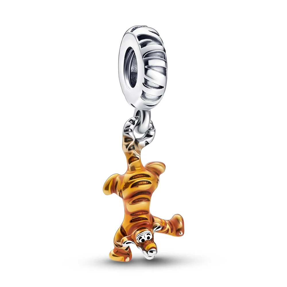 925 Sterling Silver The Winnie Bead Animal Piglet Eeyore Chamrs Fit Original Pendolo Stitch Bracelet DIY Making Bead 6