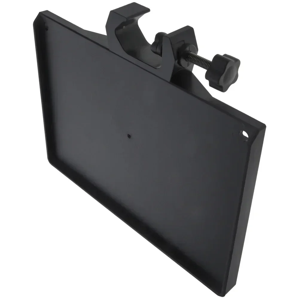 Universal Sound Card Tray Iron Clamp Music Desk Tabletop Tripod Shelf Speaker Clamp-On Mic Stand Speaker Stand Tray Holder