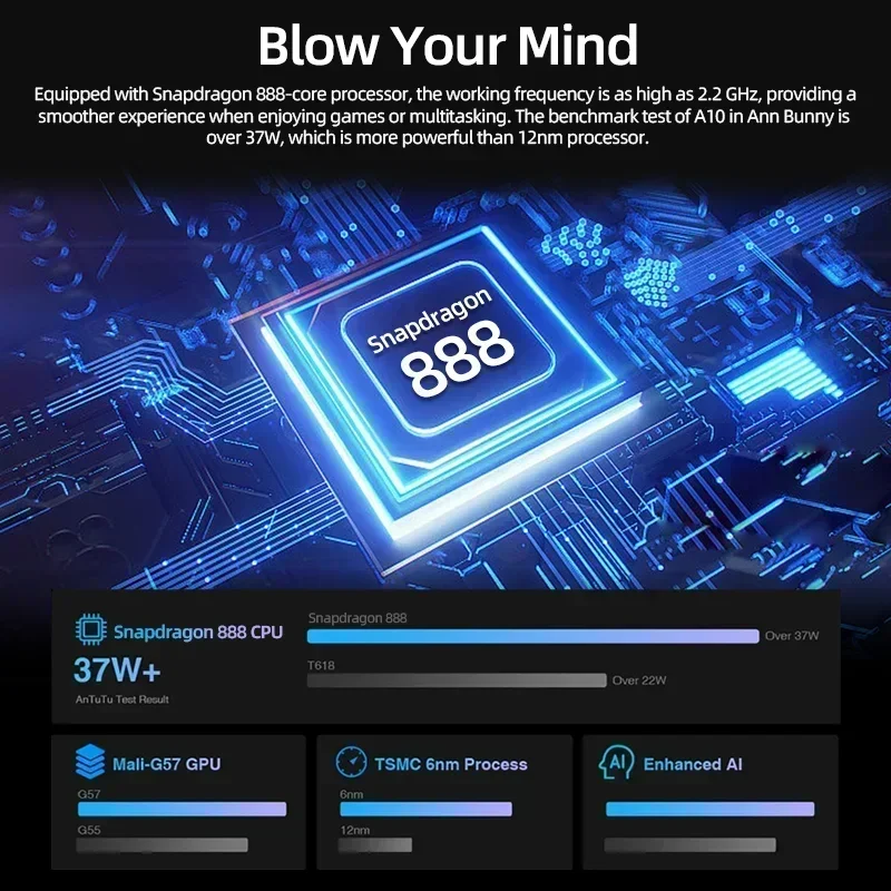 2023 글로벌 버전 오리지널 패드 6 프로 태블릿 PC, 스냅드래곤 888, 10000mAh, 안드로이드 13, 11 인치, 16GB + 1024GB, 5G HD, 4K 화면, 와이파이 Mi